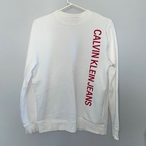 Calvin Klein Crew Neck Hoodie Size Medium